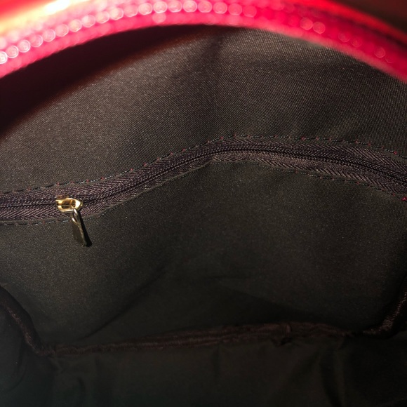 Brand New Red & Gold studded Backpack - Picture 3 of 8